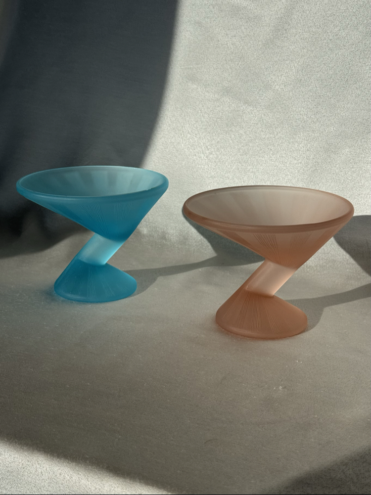 Retro Twist Tatlı & Martini Kaseleri