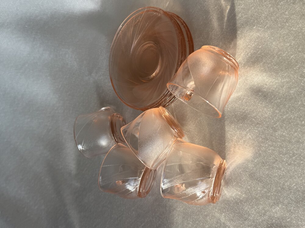 Blush Elegance Cam Espresso Takımı