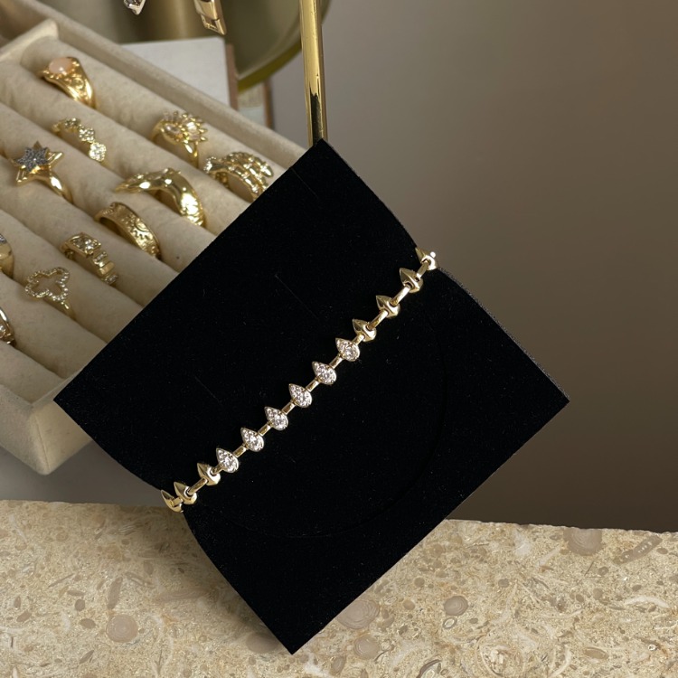 Damla Gold Bileklik | Çelik