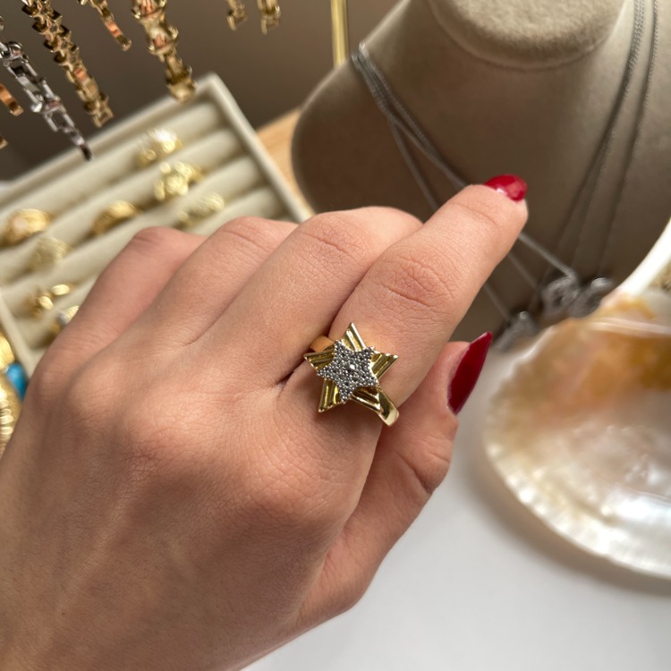 Star Gold | Altın kaplama yüzük