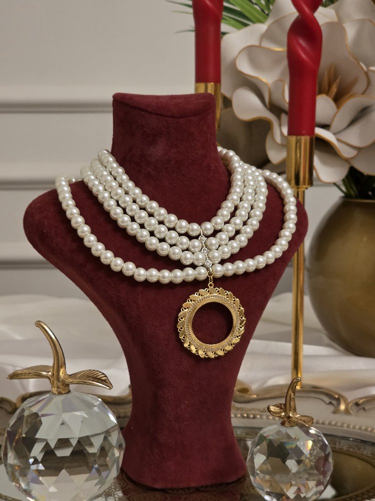 Sahra Kolye (Tam Altın Uyumlu)