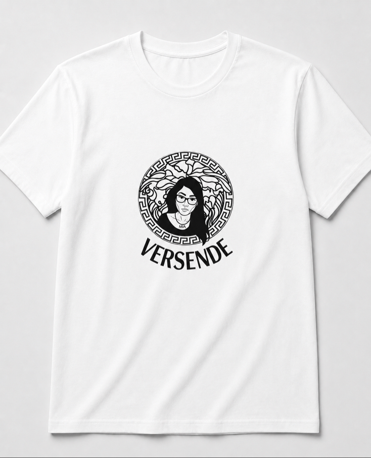 Versende Beyaz Oversize T-Shirt