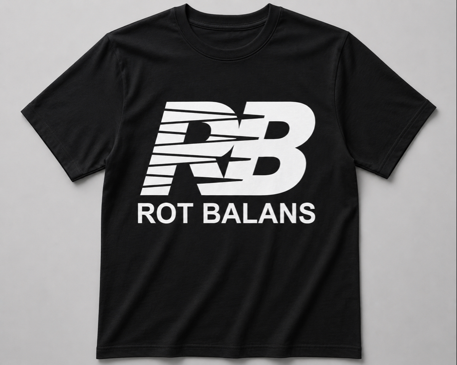 Rot Balans Siyah Oversize T-shirt