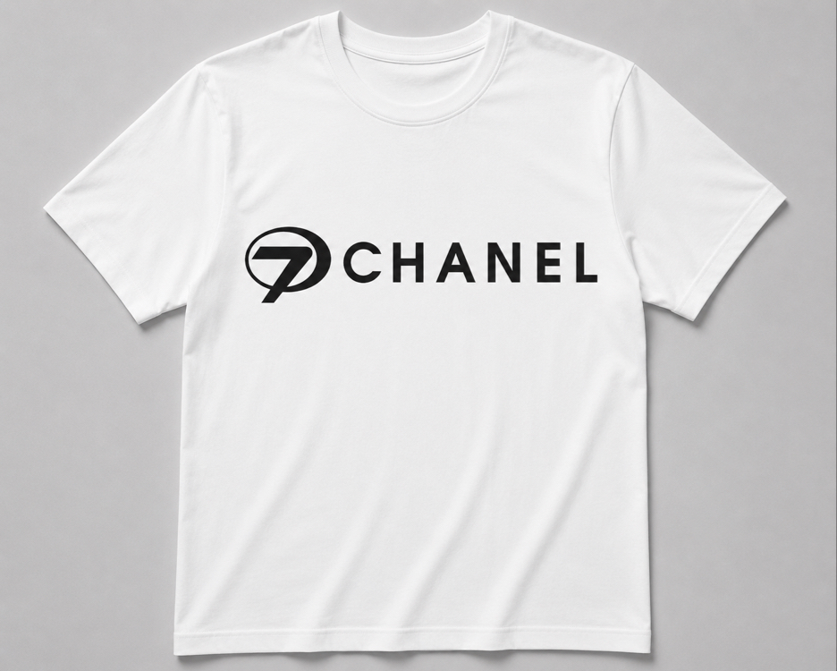 7Chanel Beyaz Oversize T-shirt