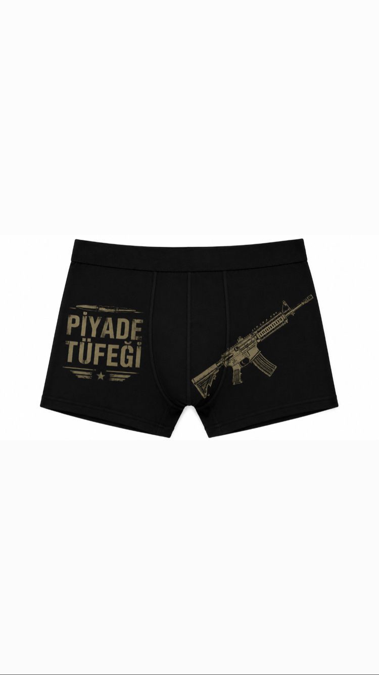 Piyade Tüfeği Siyah Boxer