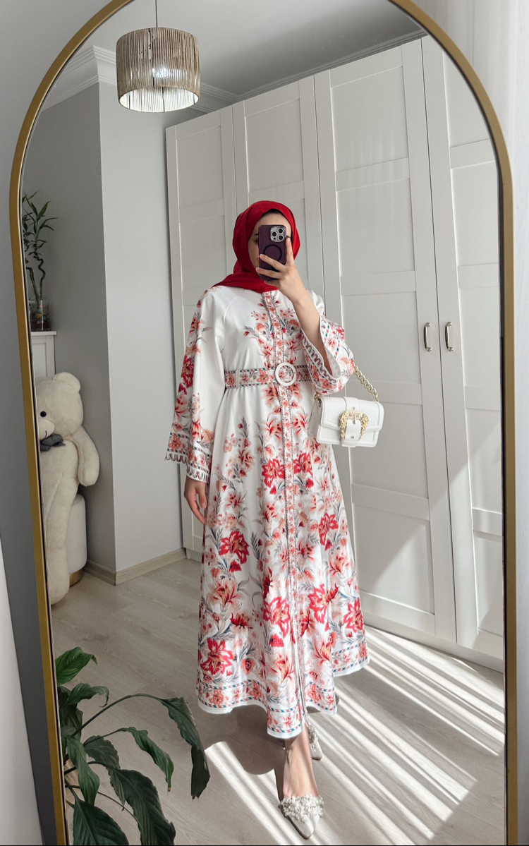 Motif desen elbise