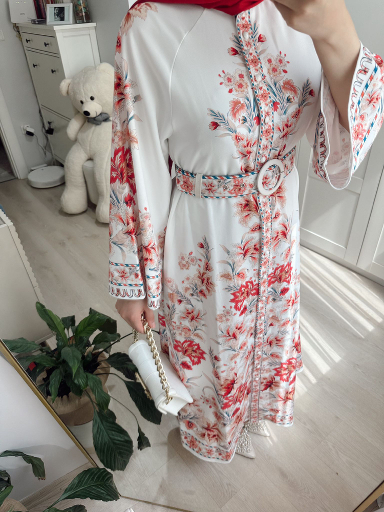 Motif desen elbise
