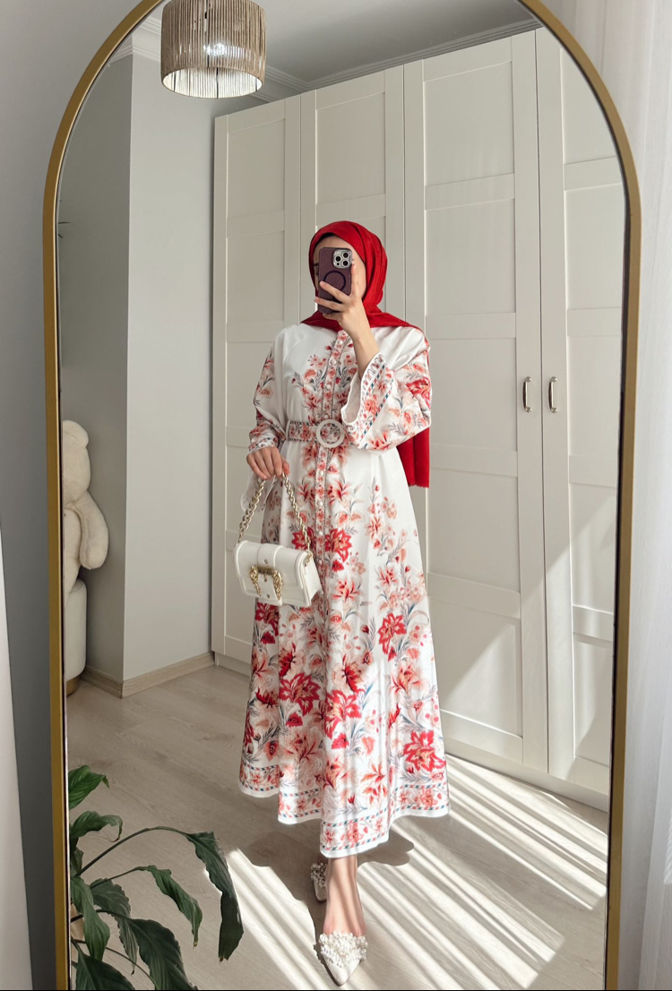 Motif desen elbise