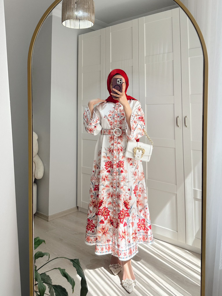 Motif desen elbise