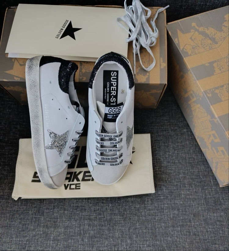 Golden Goose Black Silver⭐️