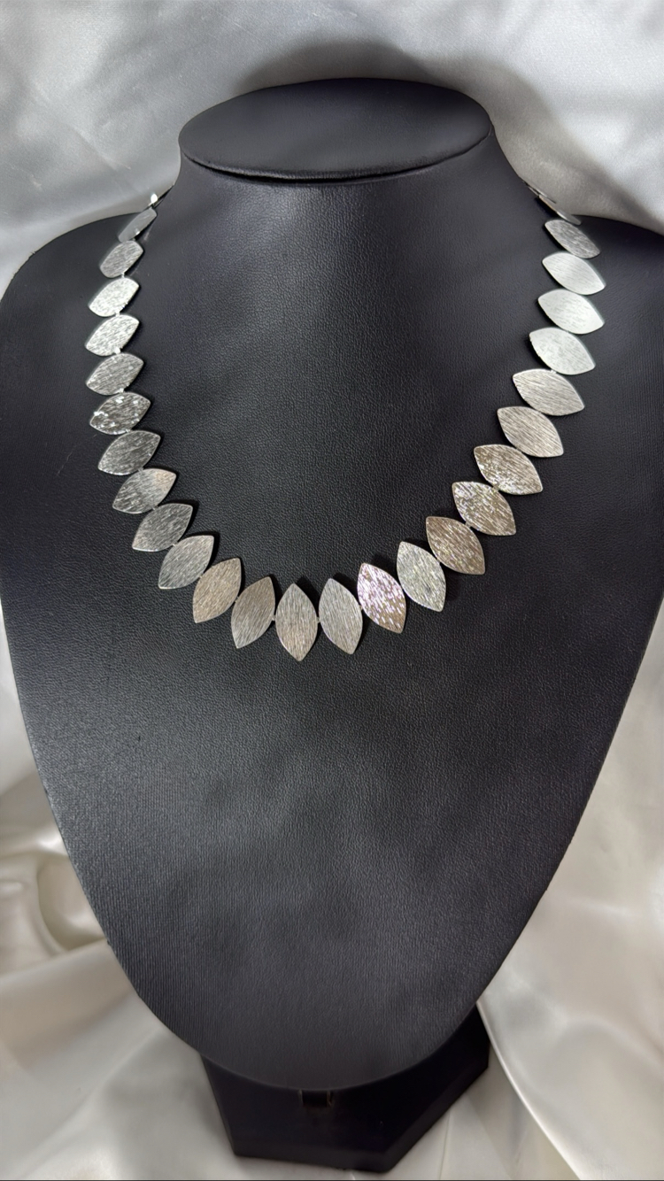 Silver Pul Sıralı Kolye