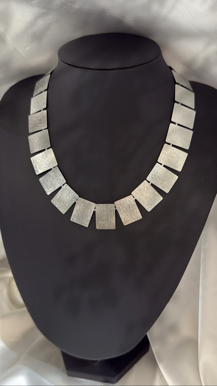 Silver Pul Sıralı Kolye