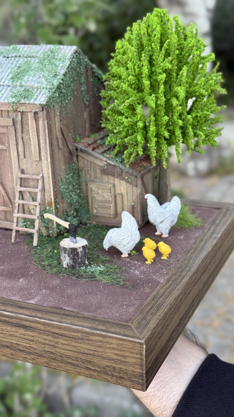 Dekoratif Minyatür Köy Evi
