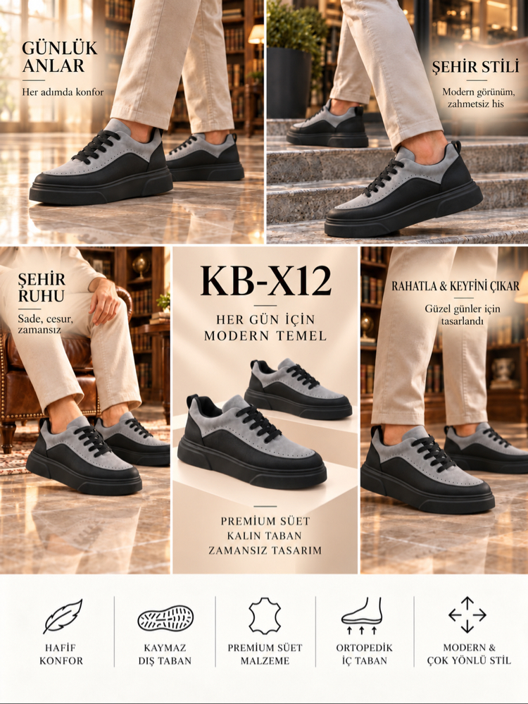 KX-12 GÜNLÜK AYAKKABI