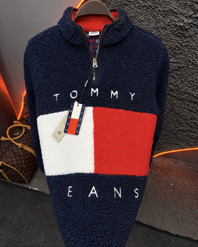 Tommy Yarım Fermuarlı (Orjinal) Peluş