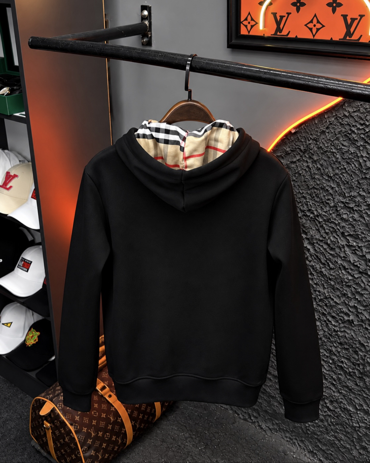 Burberry Premium Kapşonlu Hırka