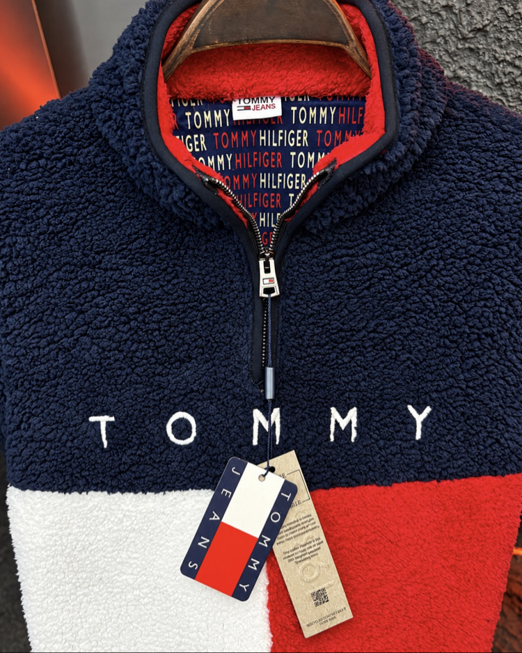 Tommy Yarım Fermuarlı (Orjinal) Peluş