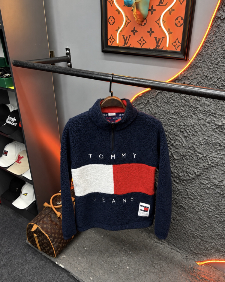 Tommy Yarım Fermuarlı (Orjinal) Peluş