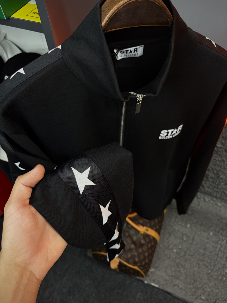 Golden Goose Premium %100 Pamuk Full Zip Hırka