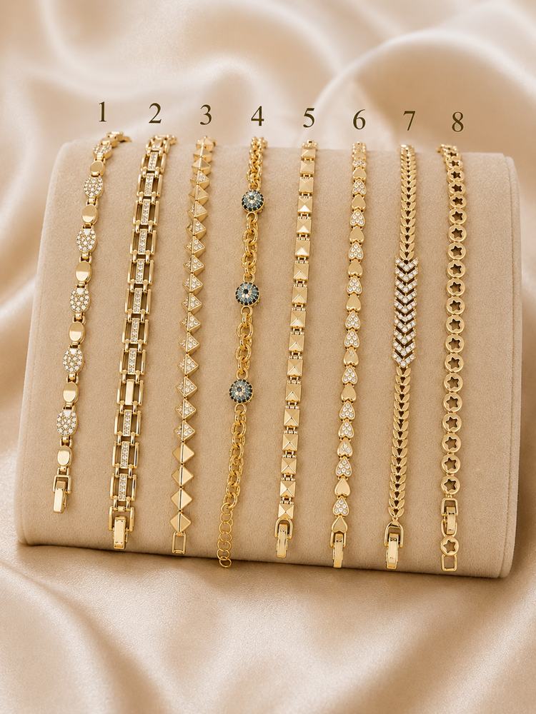14K Altın Kaplama Bileklikler