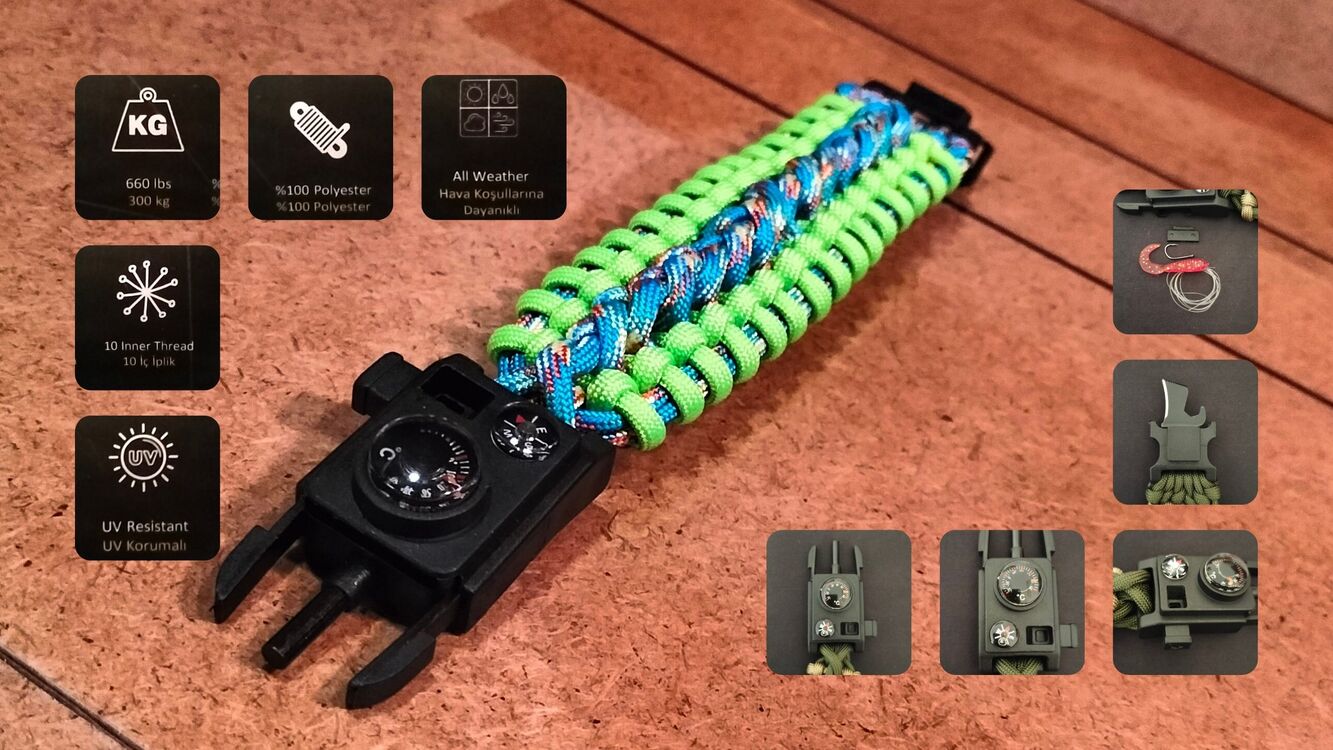 SURVIVAL BRACELET MODEL 717 OLTALI