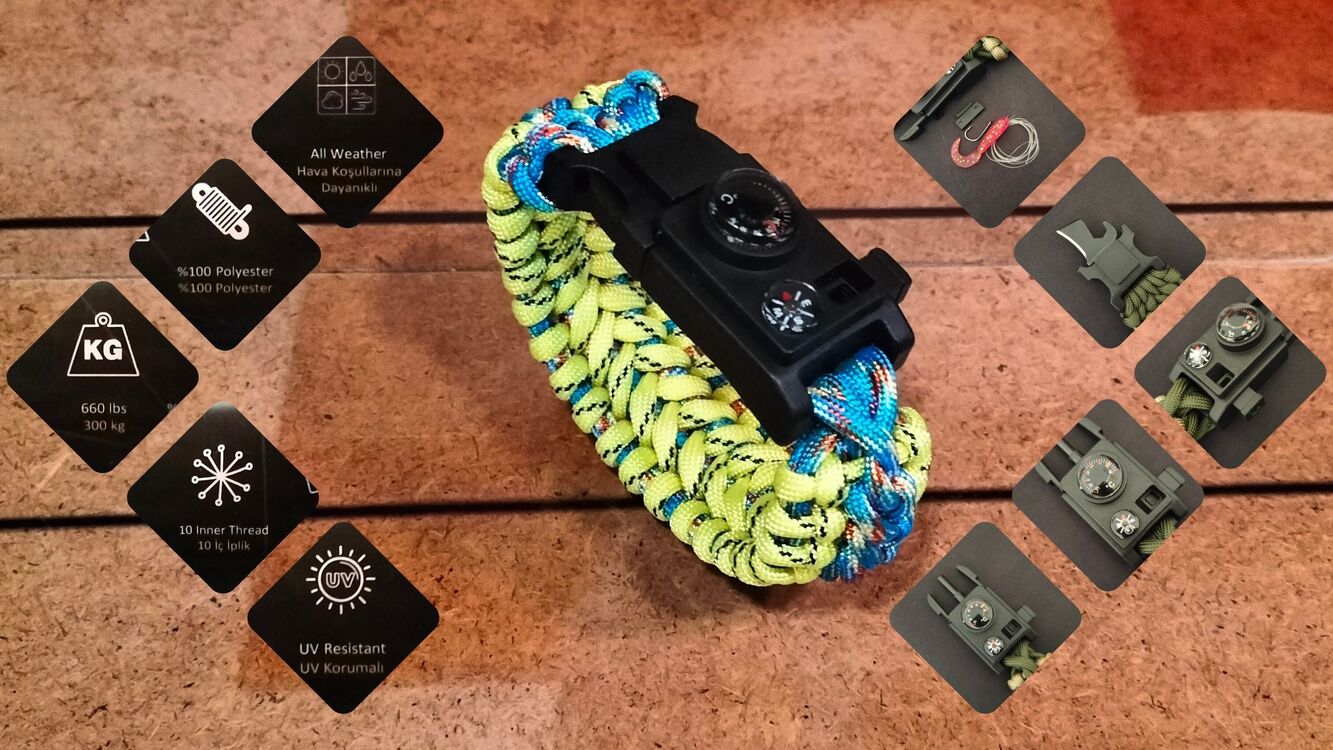 SURVIVAL BRACELET MODEL 717 OLTALI