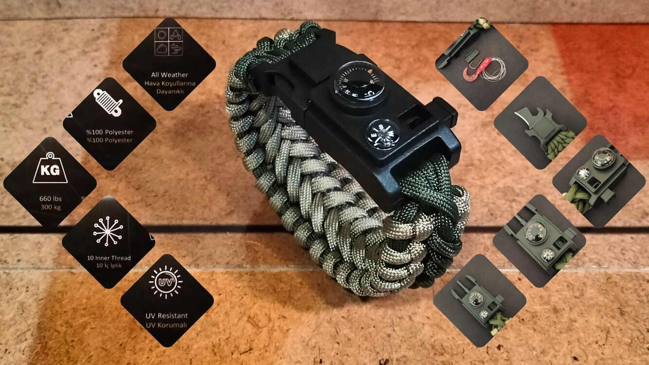 SURVIVAL BRACELET MODEL 717 OLTALI