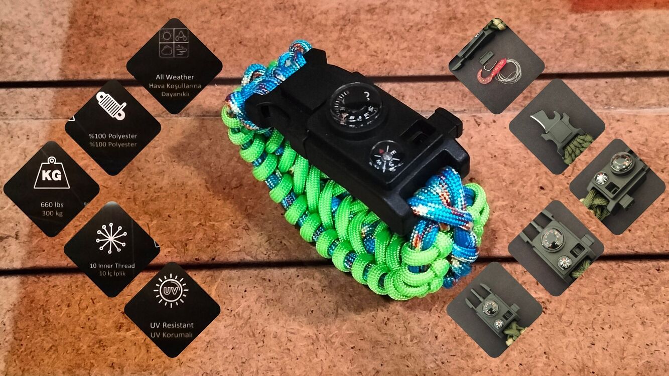 SURVIVAL BRACELET MODEL 717 OLTALI