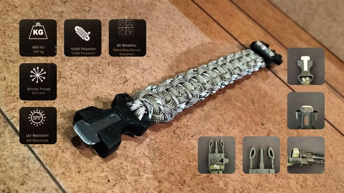 SURVIVAL BRACELET MODEL 606