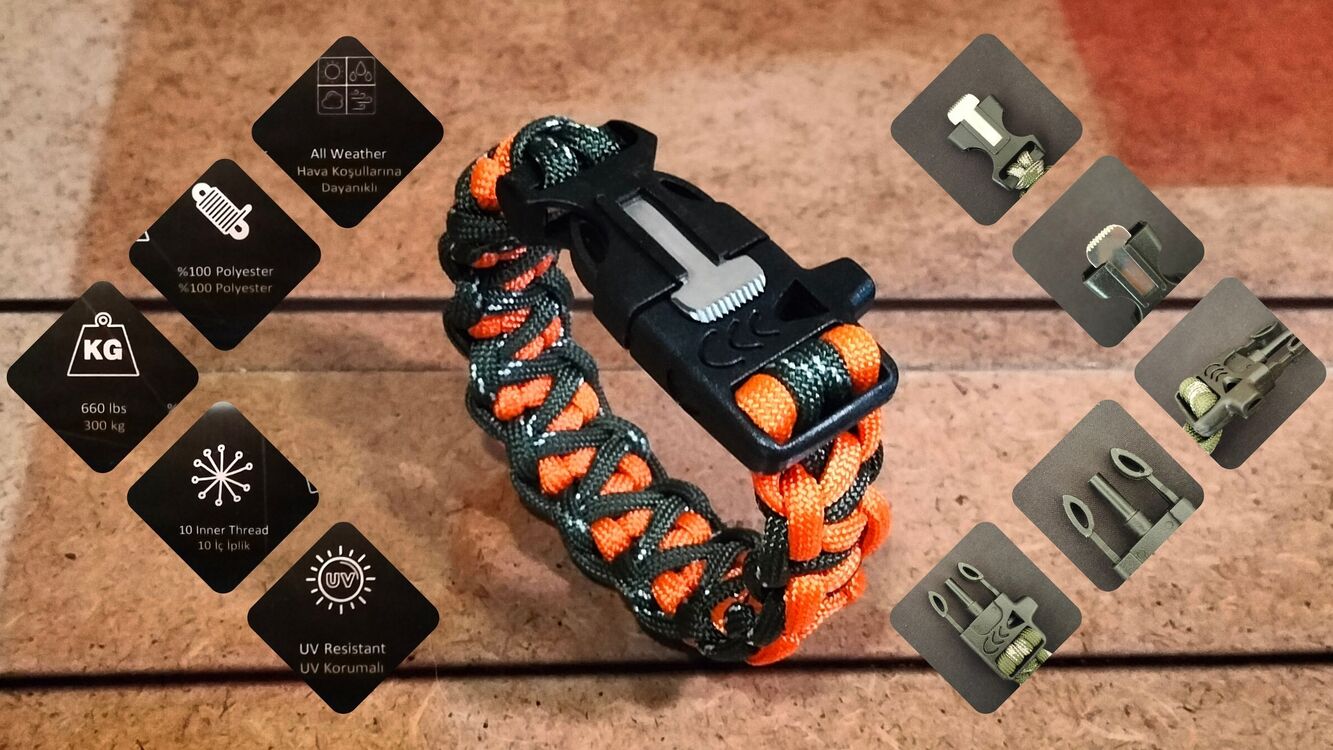 SURVIVAL BRACELET MODEL 606