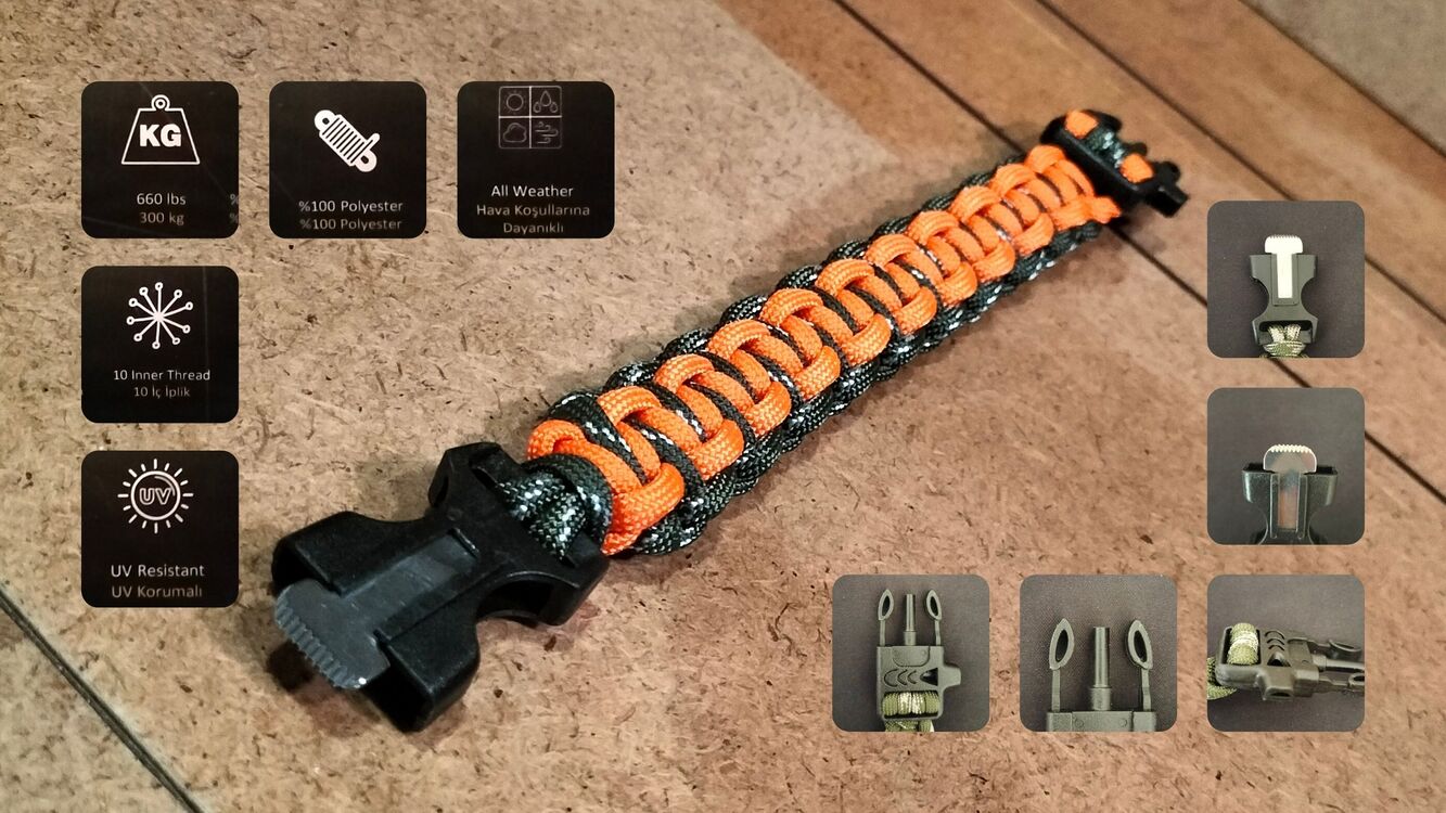 SURVIVAL BRACELET MODEL 606
