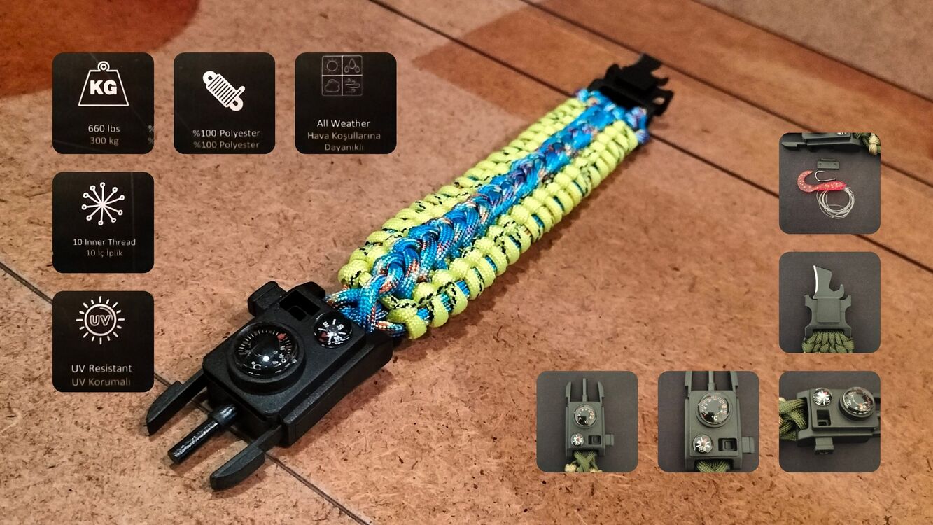 SURVIVAL BRACELET MODEL 717 OLTALI