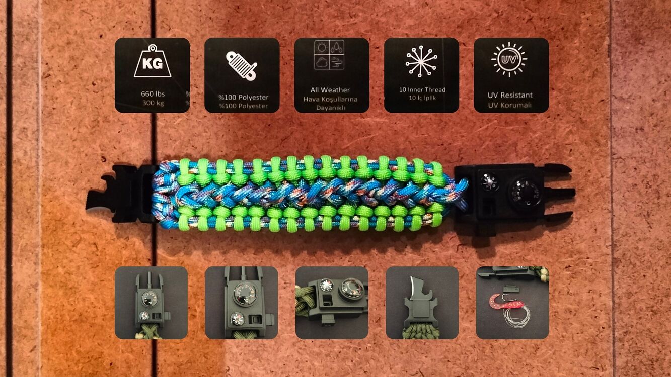 SURVIVAL BRACELET MODEL 717 OLTALI