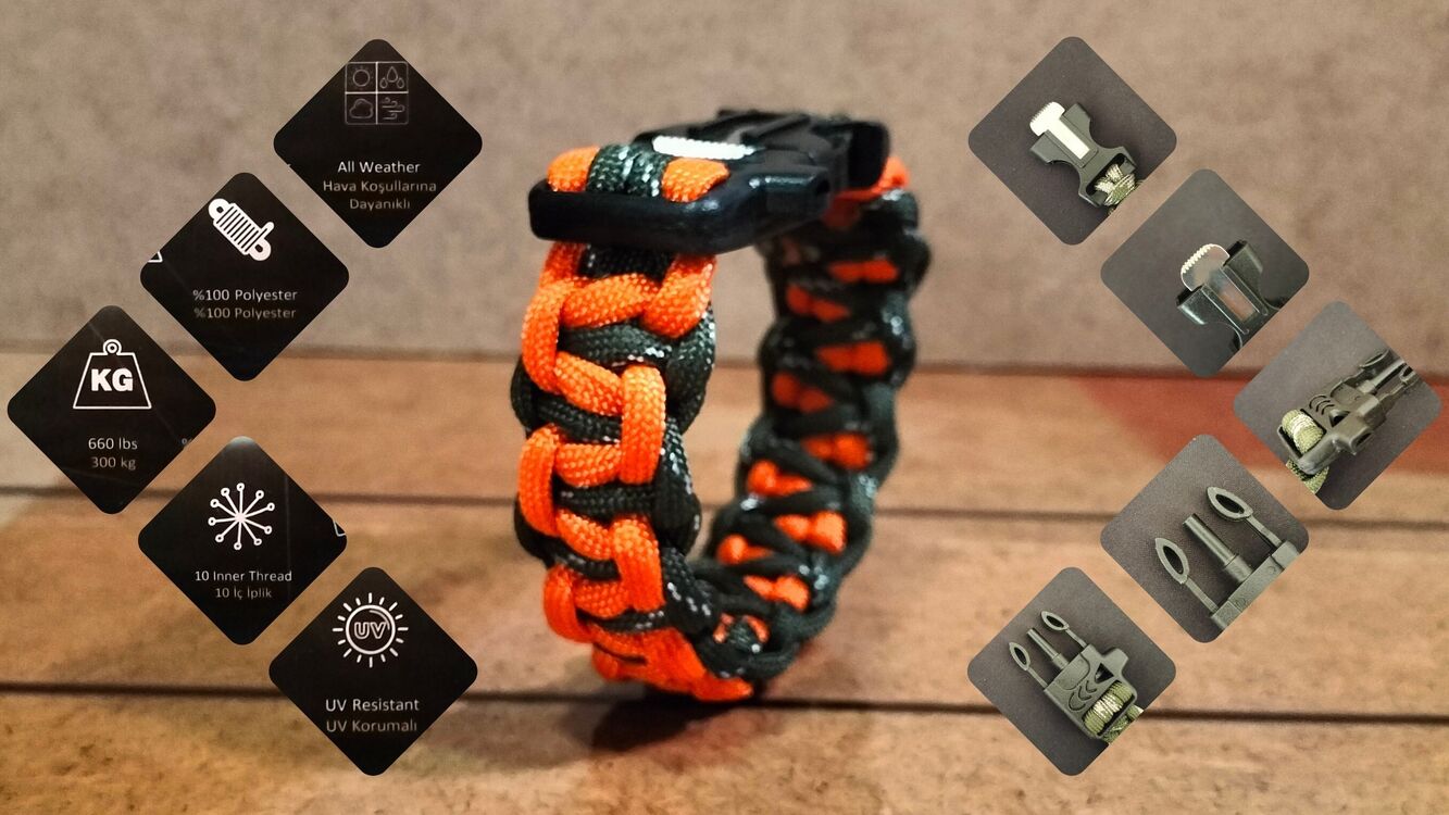 SURVIVAL BRACELET MODEL 606
