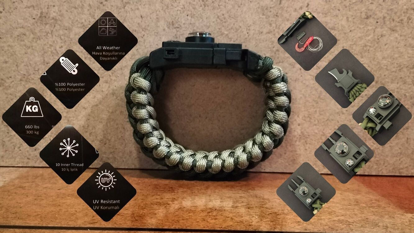 SURVIVAL BRACELET MODEL 717 OLTALI
