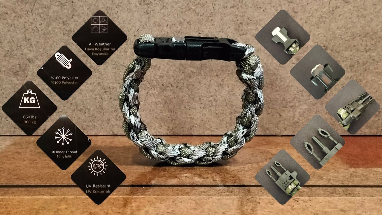 SURVIVAL BRACELET MODEL 606