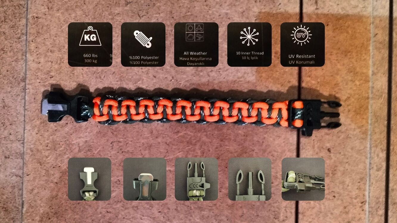 SURVIVAL BRACELET MODEL 606