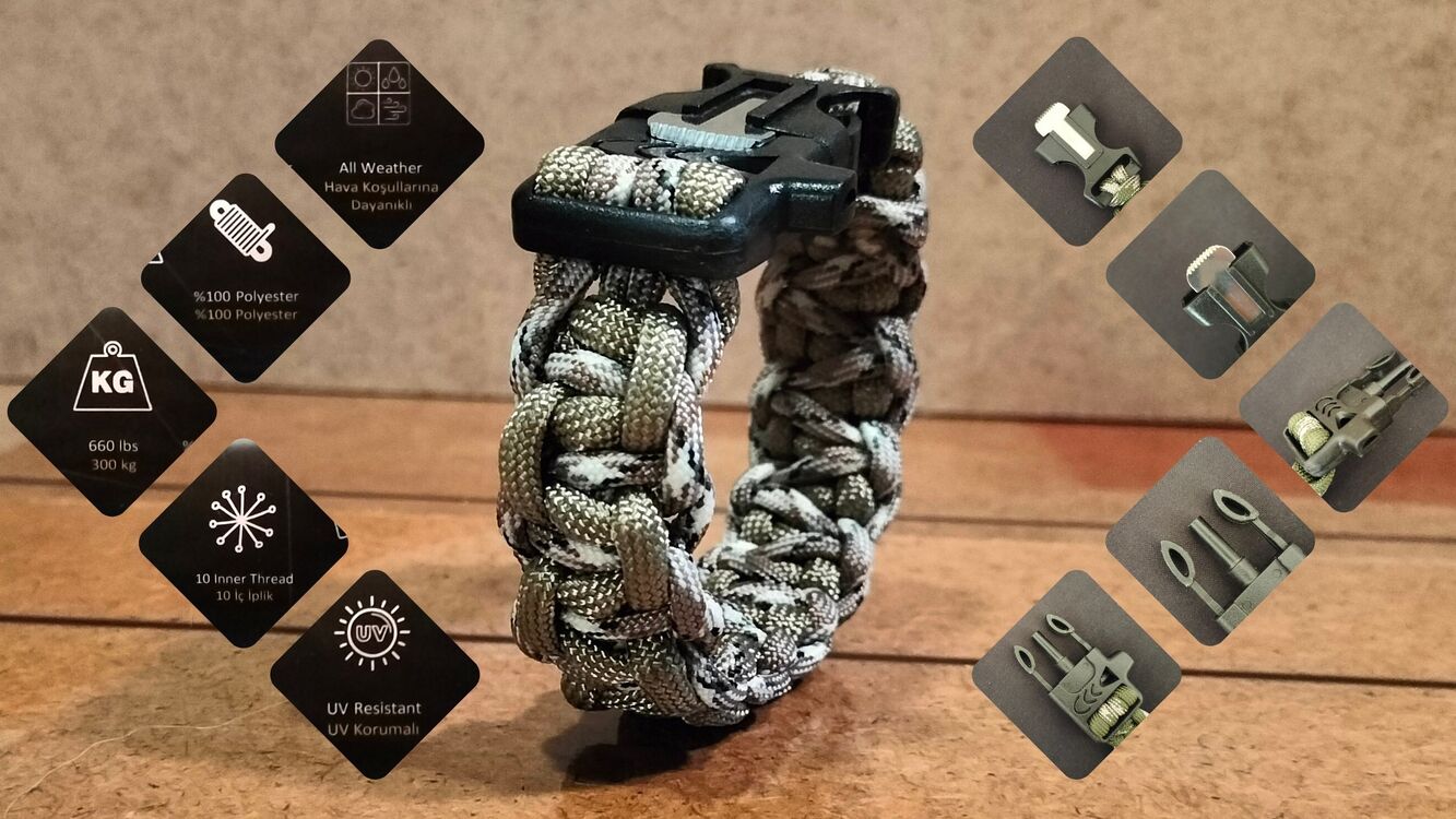 SURVIVAL BRACELET MODEL 606