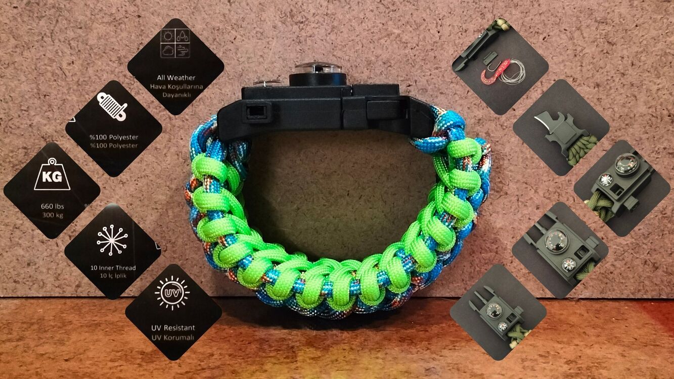SURVIVAL BRACELET MODEL 717 OLTALI