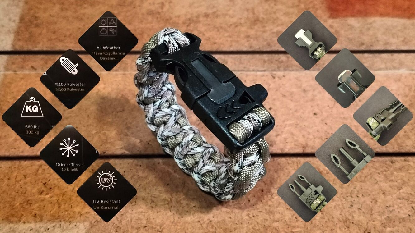 SURVIVAL BRACELET MODEL 606