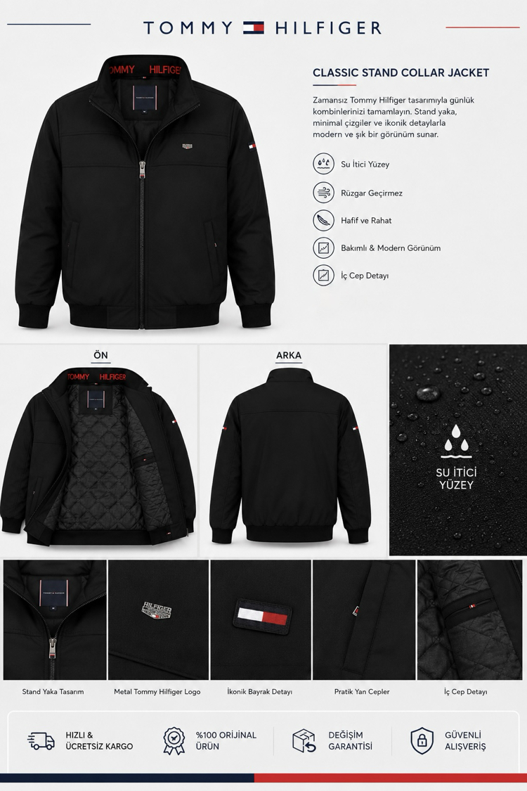 Yeni Sezon TOMMY Premium Mevsimlik Mont