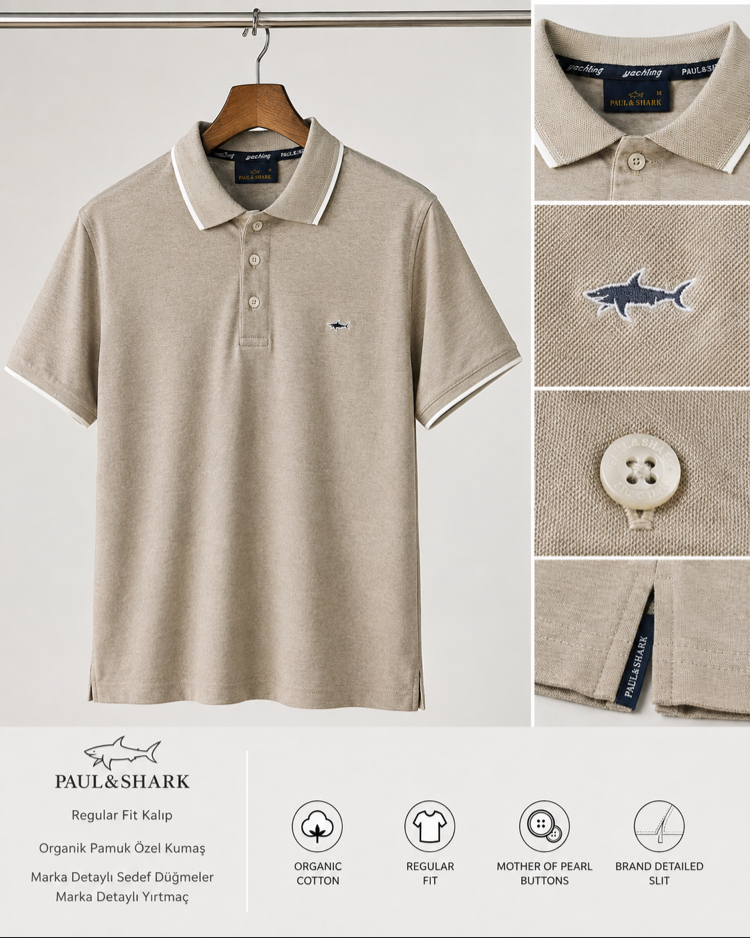 PAUL&SHARK Premium Quatro Polo Yaka