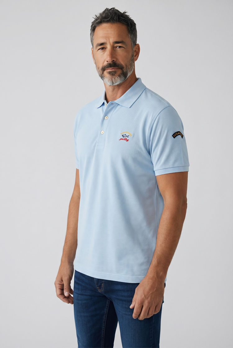 P&S SHARK Yacht Club Premium Polo Yaka Kısa Kol