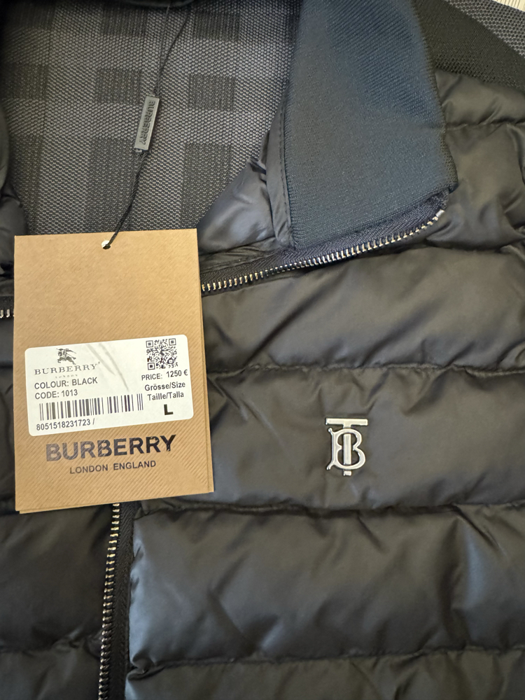 Yeni Sezon BURBERRY Sırt Dokuma Yelek