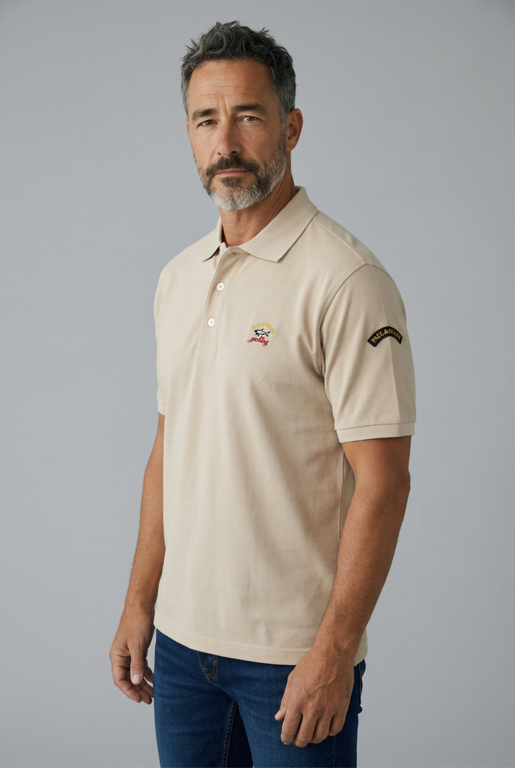 P&S SHARK Yacht Club Premium Polo Yaka Kısa Kol