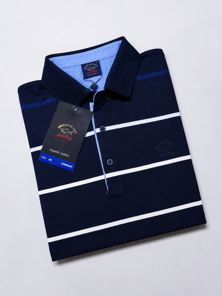 P&S SHARK Yacht Club Premium Polo Yaka Kısa Kol