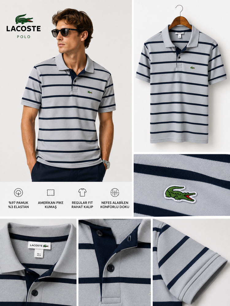 Yeni Sezon LACOST Premium Polo Yaka