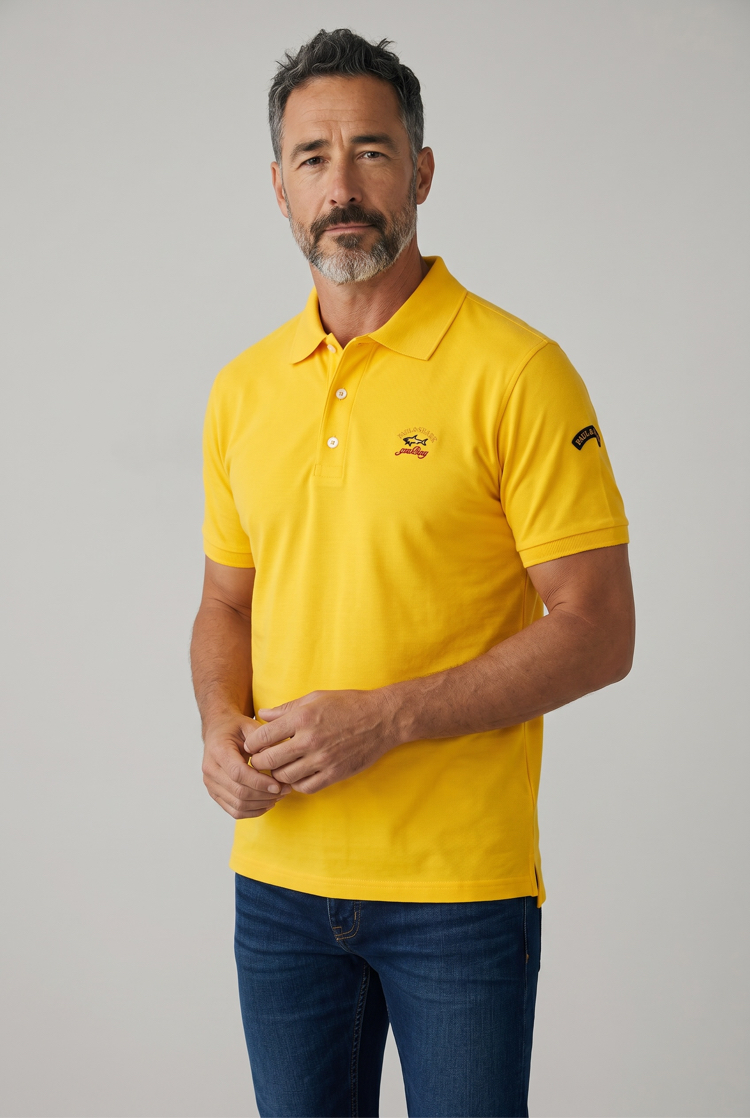 P&S SHARK Yacht Club Premium Polo Yaka Kısa Kol