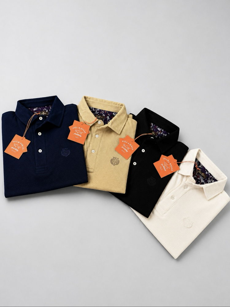 Loro Piana Premium Dokulu Polo Yaka