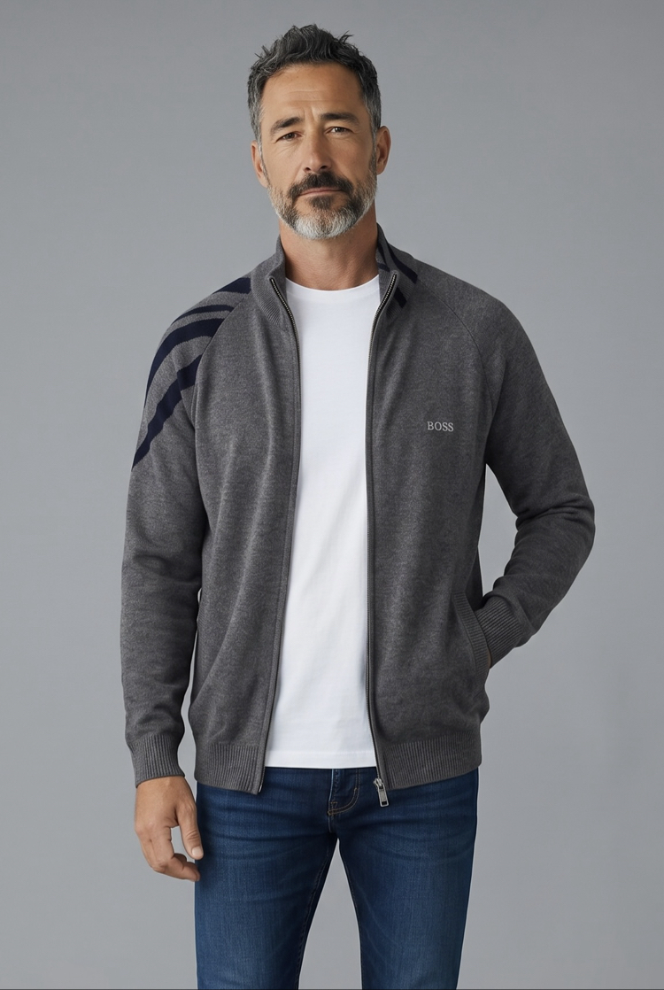 Yeni Sezon BOSS Premium Dokuma Hırka
